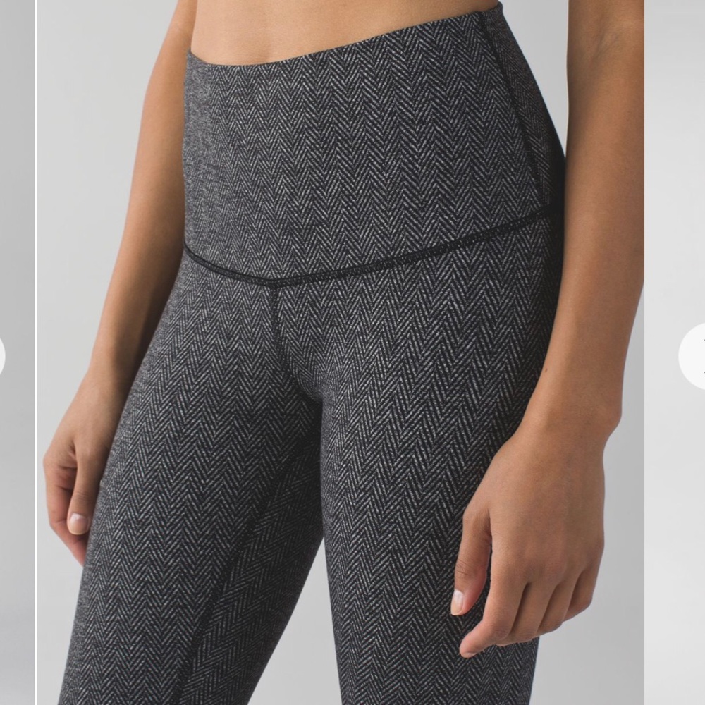Lululemon Wunder Under High Rise Giant Herringbone